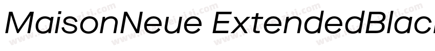 MaisonNeue ExtendedBlack字体转换